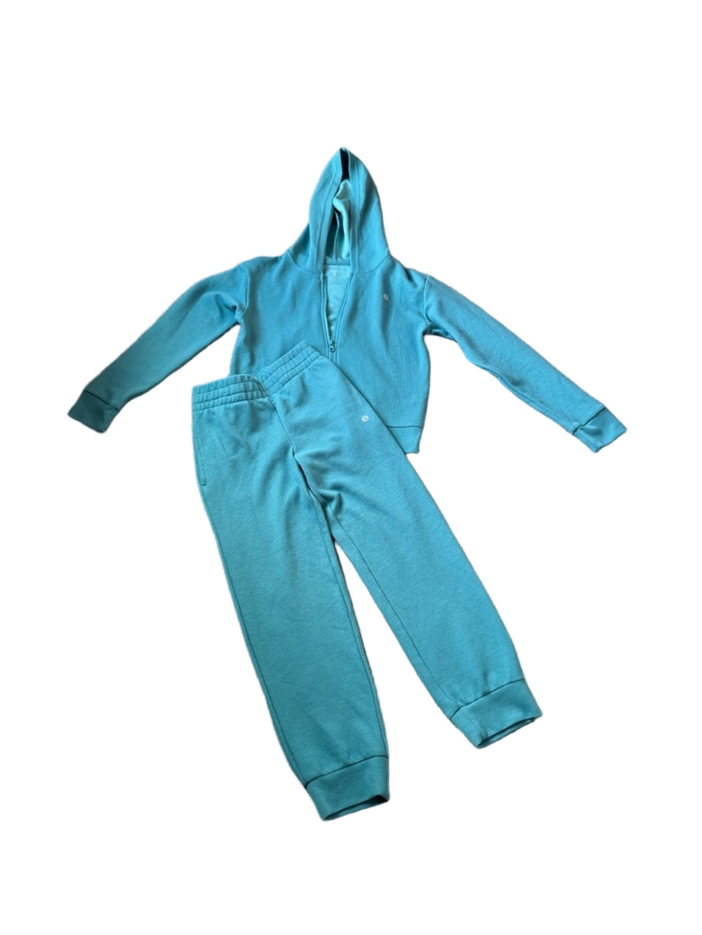 Layer 8 Blue Waffle Knit Hoodie Jogger Lounge Set SIZE 10/12